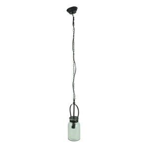 Audrey's Rustic Clear Glass Jar Shade Indoor Kitchen Pendant Light
